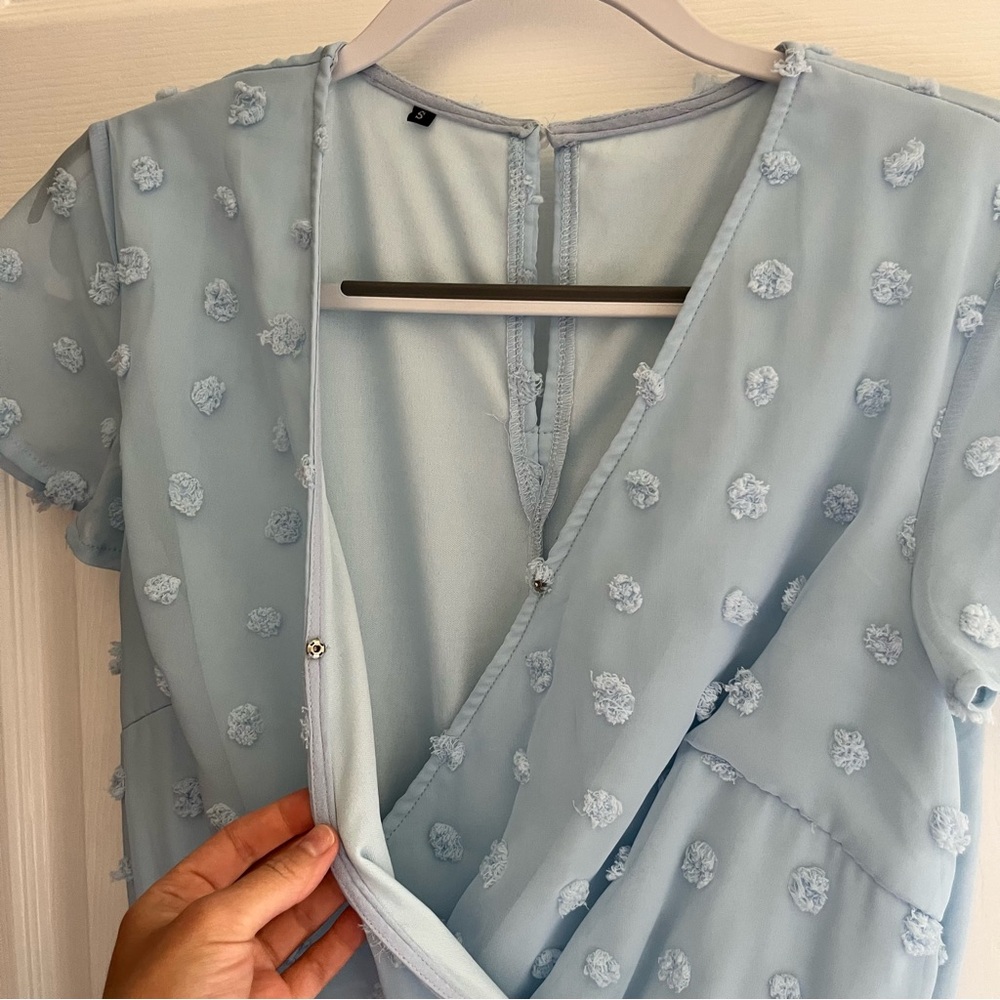 Light Blue Romper - Picture 6 of 8